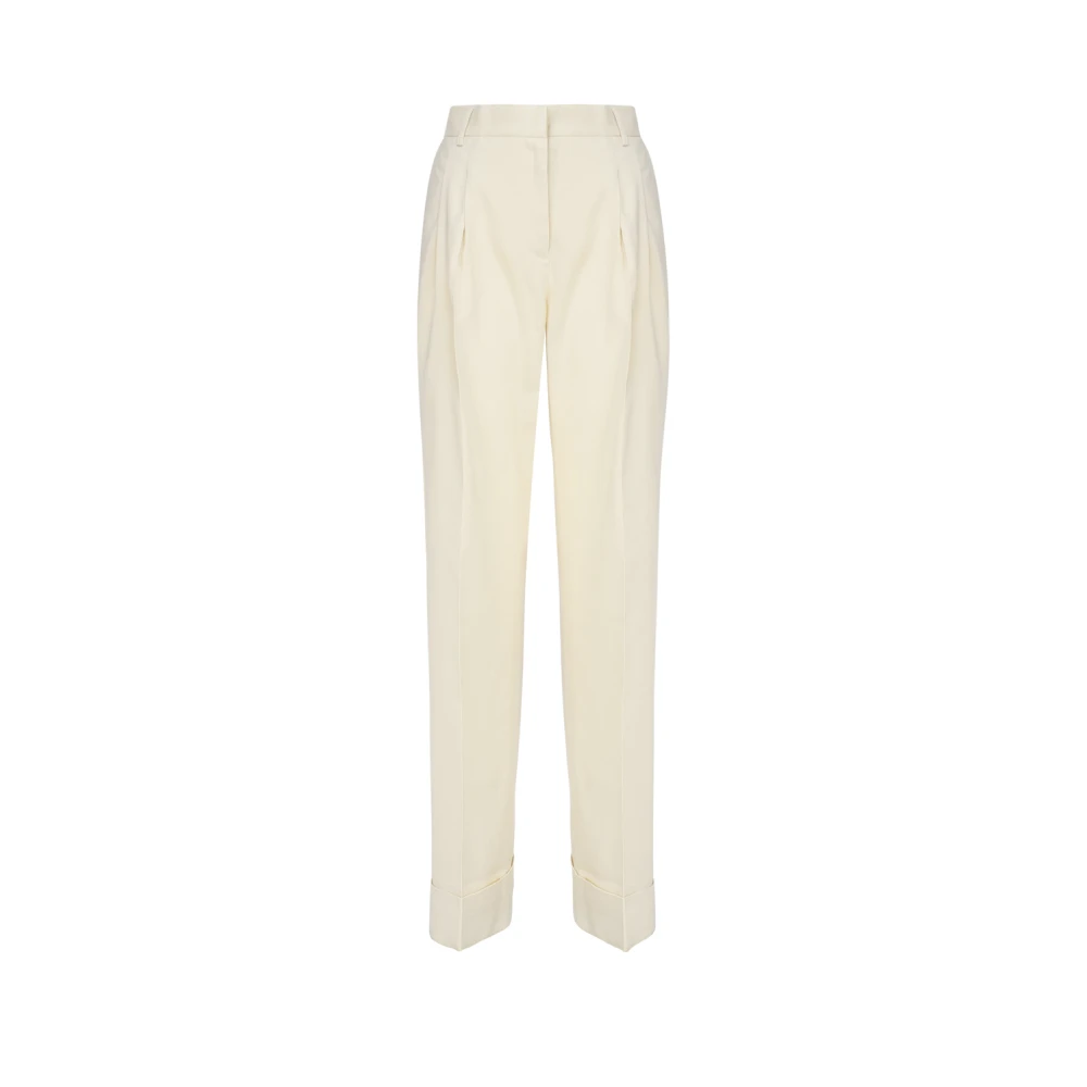 Andamane Gele Linnen Blend Nathalie Broek Beige Dames