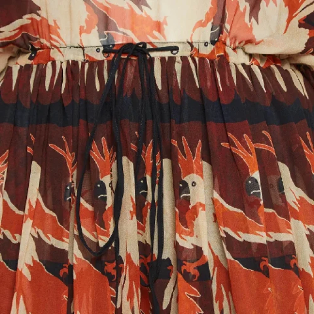 Fendi Vintage Pre-owned Silk dresses Multicolor Dames