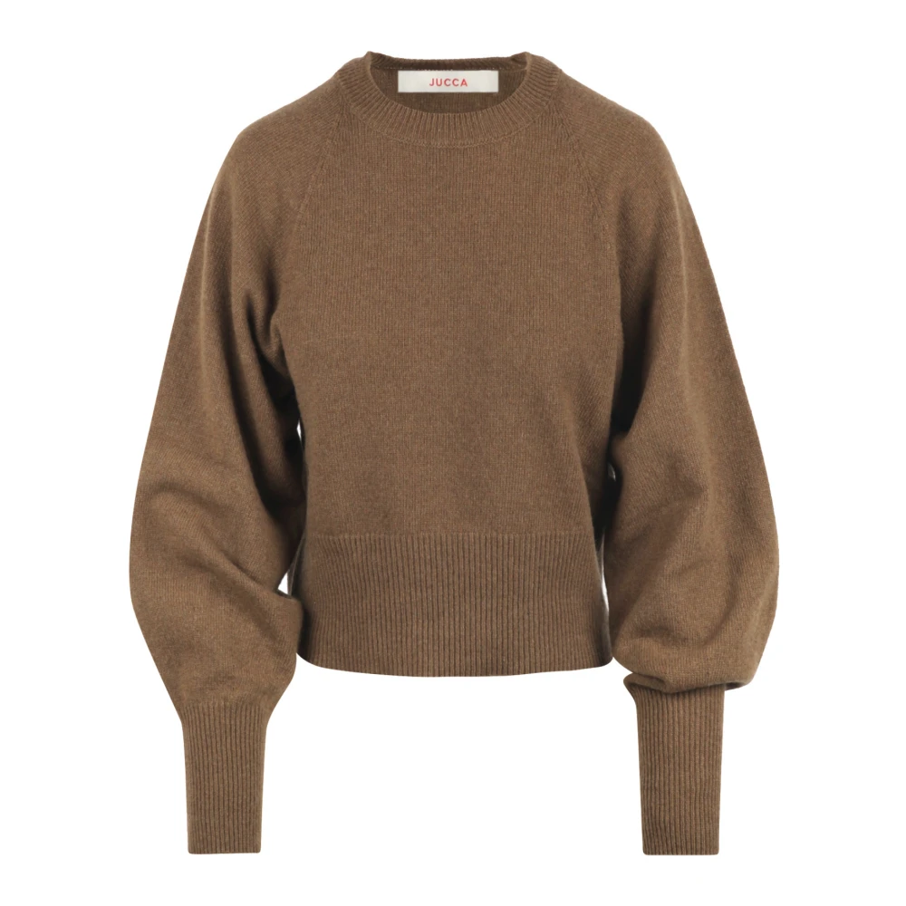 Jucca Stijlvolle Gebreide Top Brown Dames