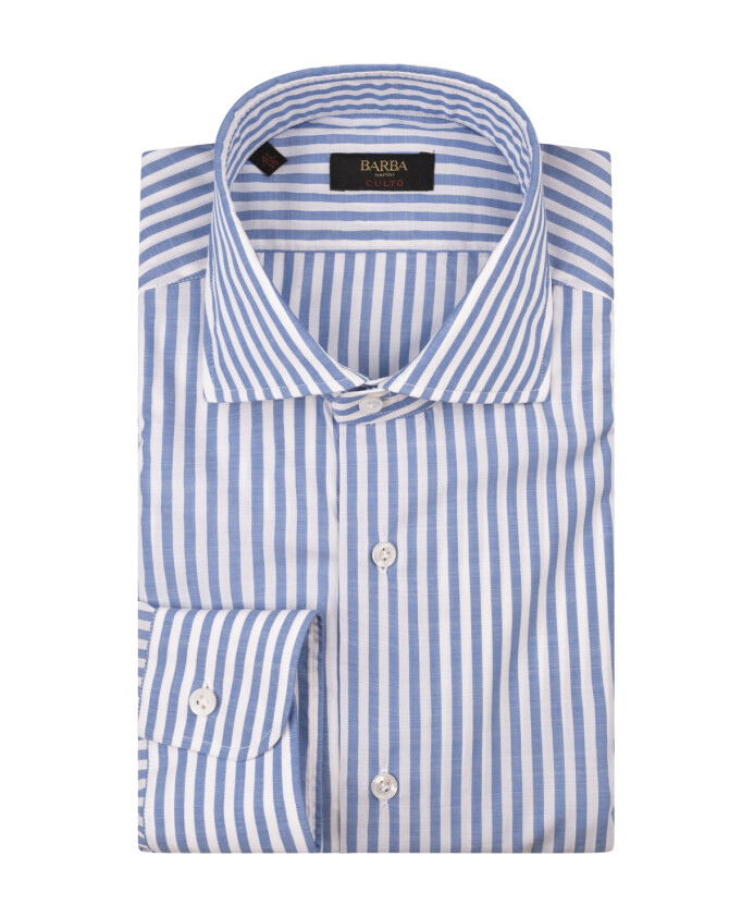 chemise-en-coton-a-rayures-bleues