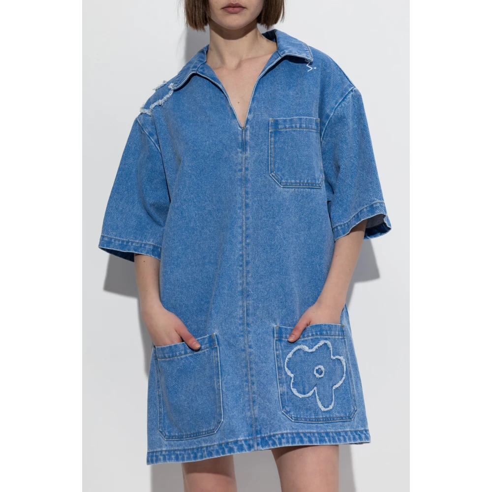 Marni Denim jurk Blue Dames