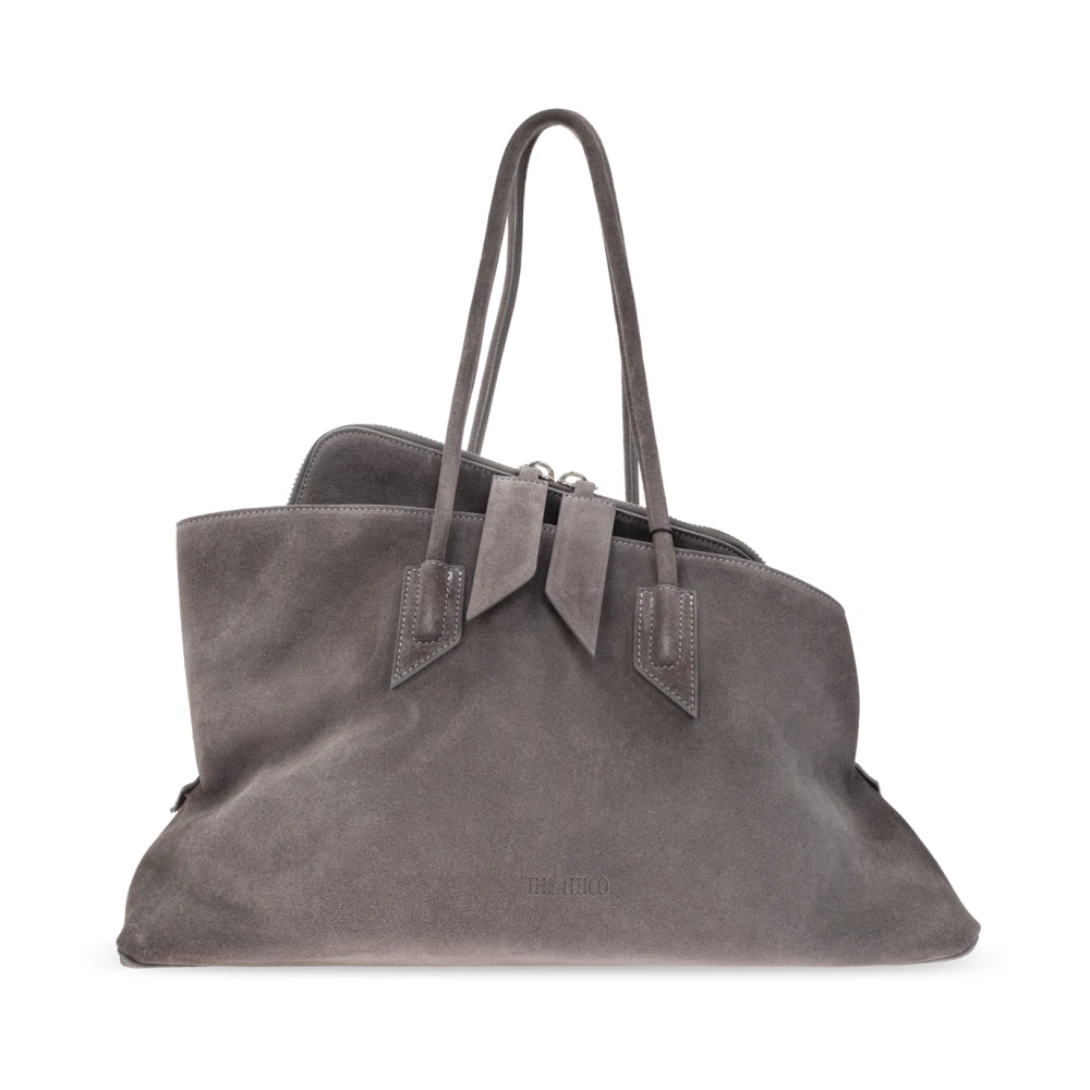 The Attico Gray Shoulder Bags, Female, One Size, Bag La Passeggiata Medium