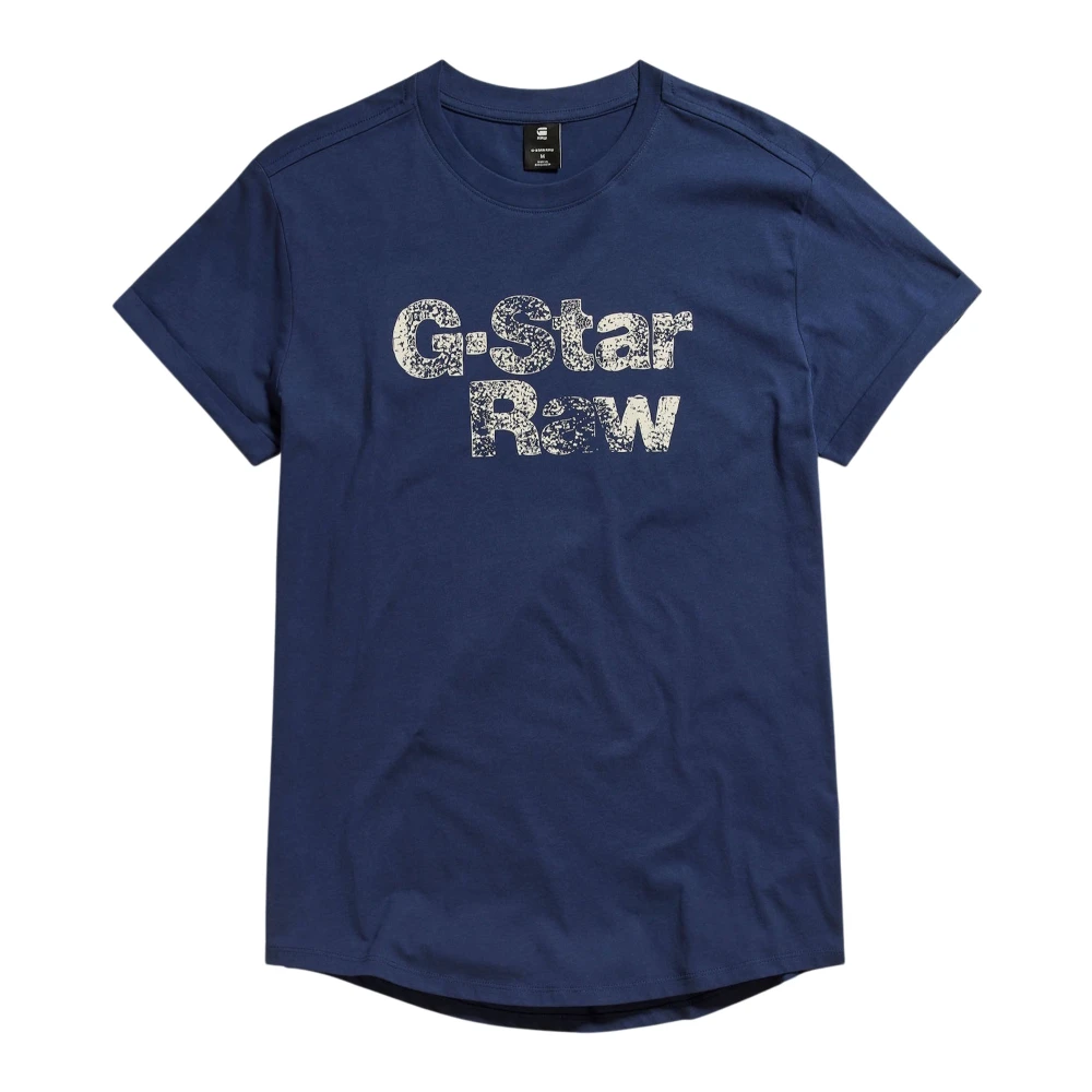 G-Star RAW Painted Graphic Lash T-Shirt Donkerblauw Heren
