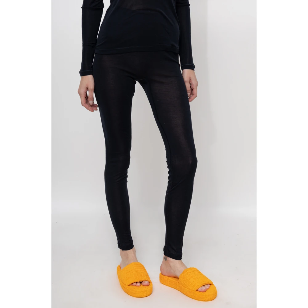 Hanro Zijden leggings Black Dames