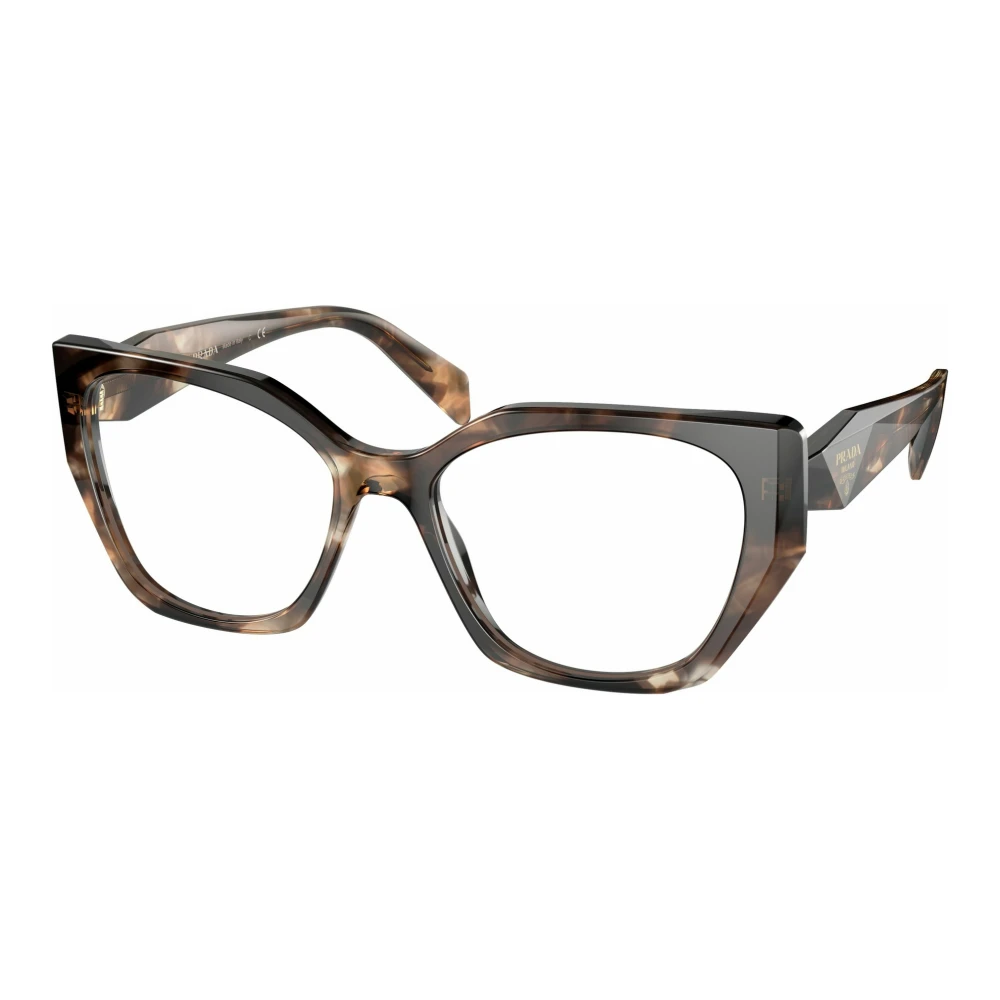 Prada Women's Brown Tortoise Honey Sunglasses With Transparent Lenses