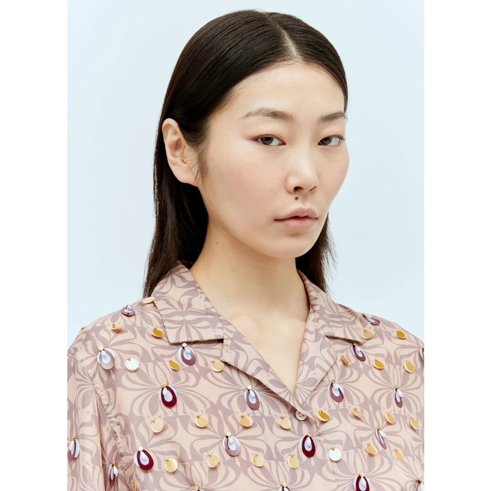 Dries Van Noten Shirts Pink Dames