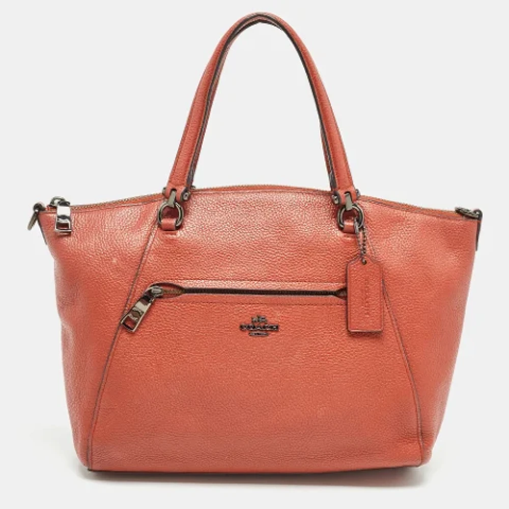 Coach Pre-owned Leather shoulder-bags Brown Dames