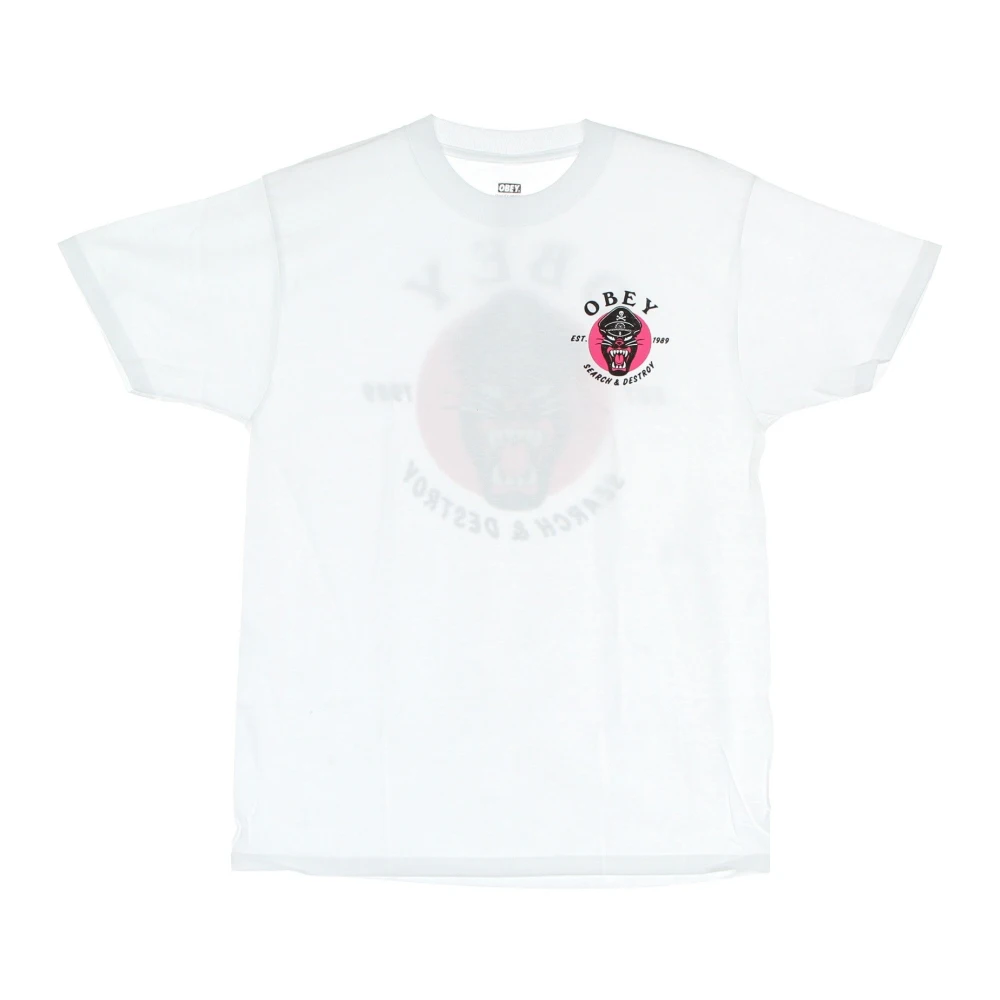 Obey Klassieke Panther Tee Wit Heren T-Shirt White Heren