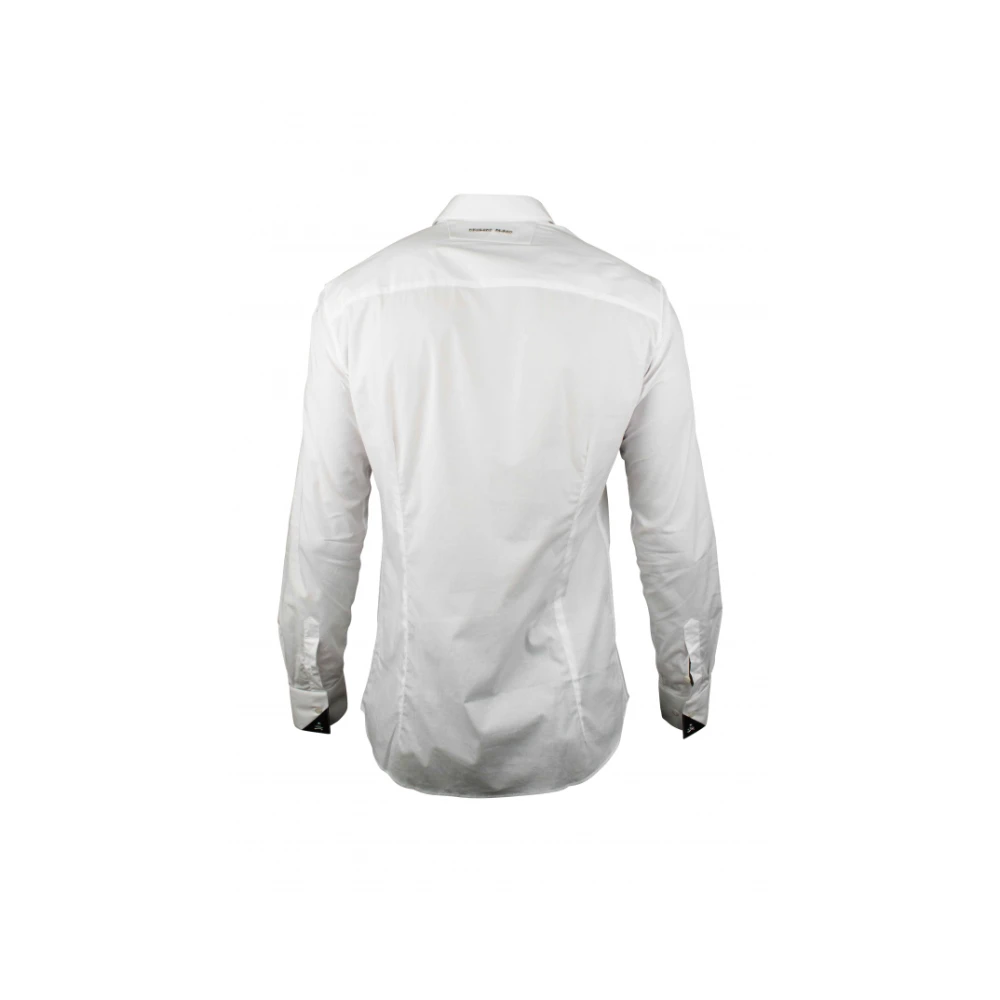 Philipp Plein Diamond Cut LS Wit Overhemd White Heren