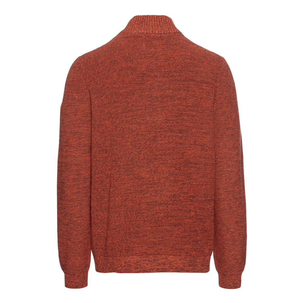 camel active Katoenmix Gebreide Trui Red Heren