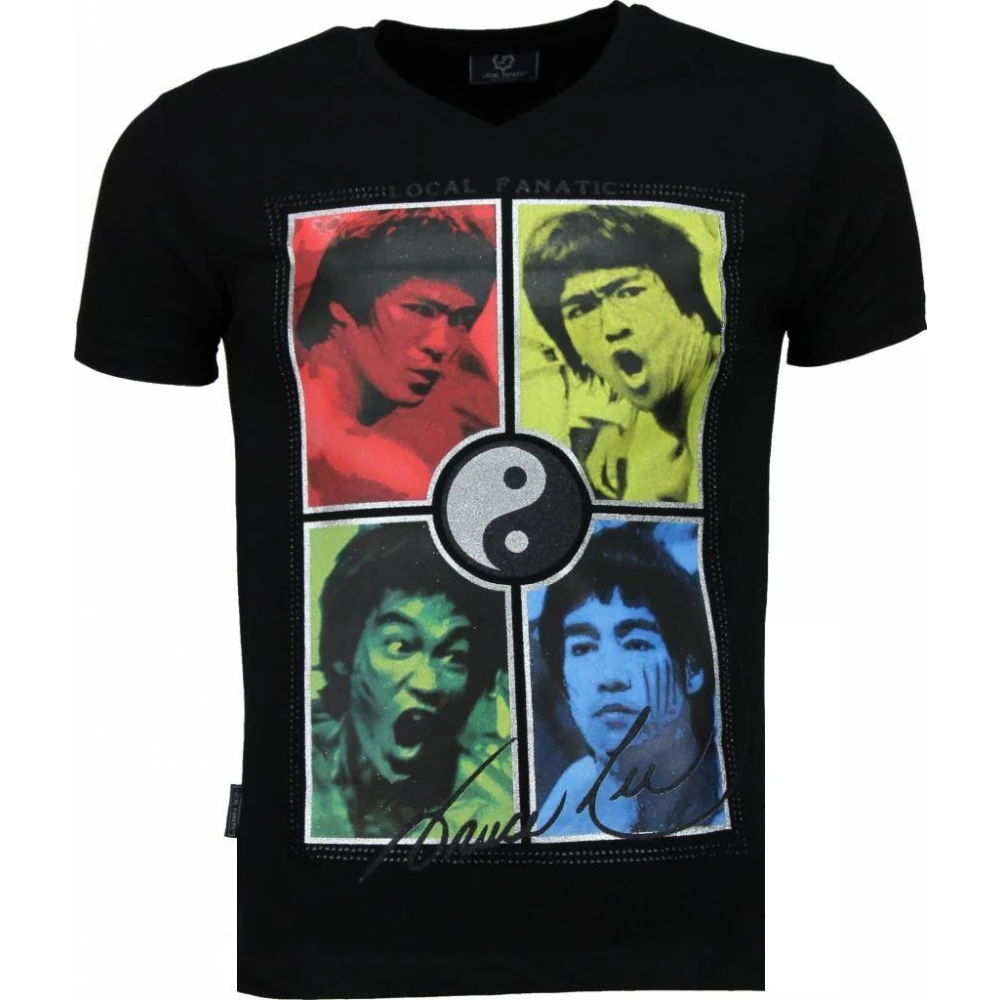 Bruce Lee Ying Yang - Herre T-skjorte - 2315Z