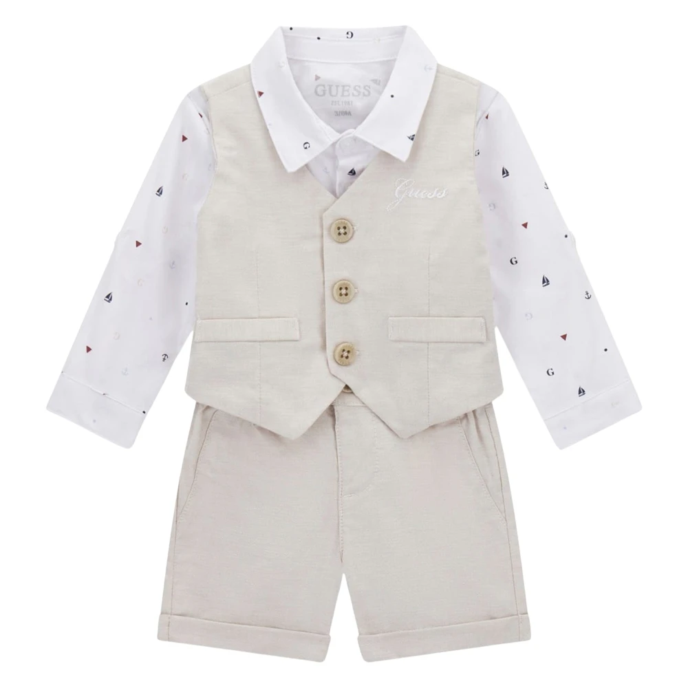 Guess , Kids Sets, Male, Multicolor, 6 M, Short Set