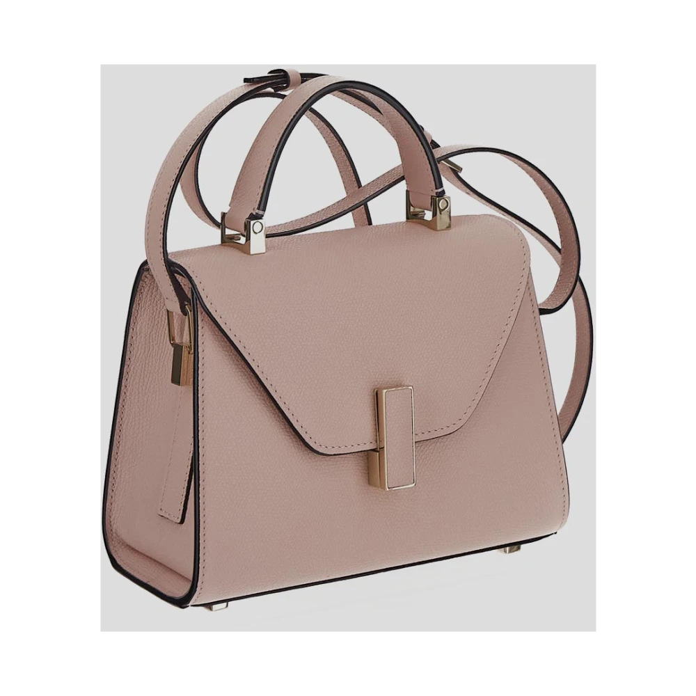Valextra Leren Micro Tas Pink Dames