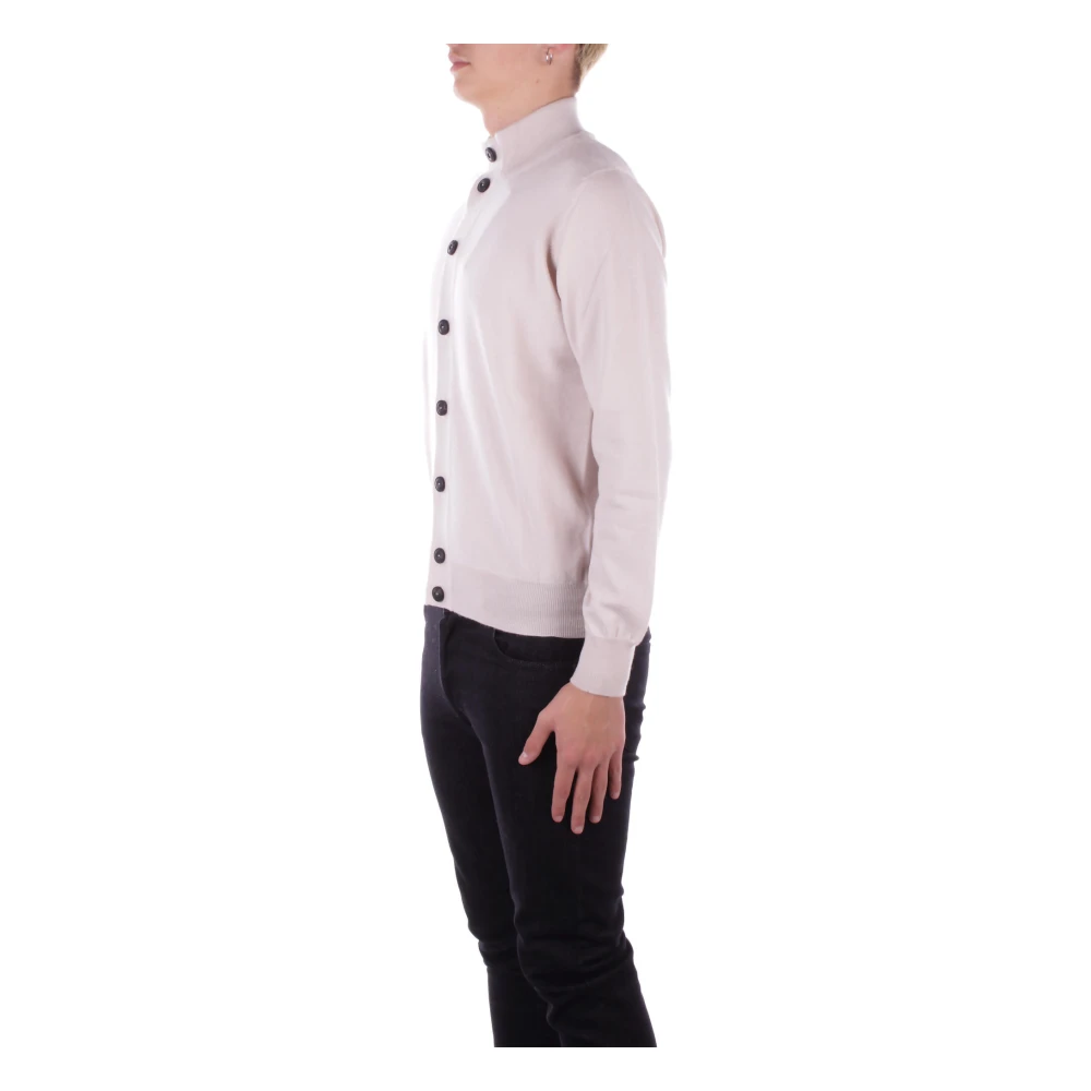 Alpha Studio Cardigan Sweaters met knoopsluiting Pink Heren