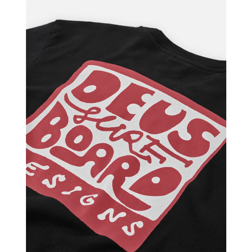 Deus Ex Machina Zwarte trui met achterprint Black Heren