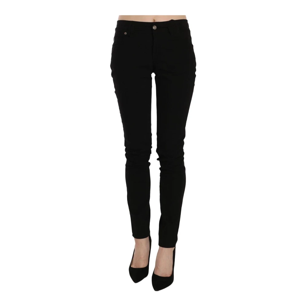John Galliano Women's Black Slim Fit Skinny Denim Jeans - Skinny Fit Jeans - W26 - Jeans