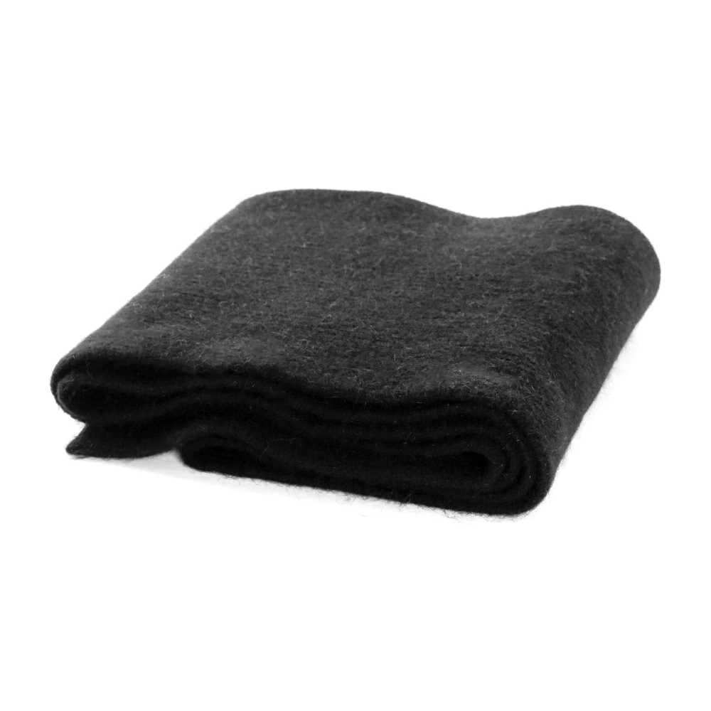 Le bonnet Zachte Gebreide Sjaal Black Heren