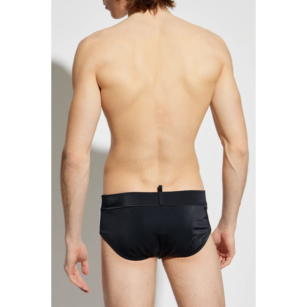 Dsquared2 Zwembroek Black Heren