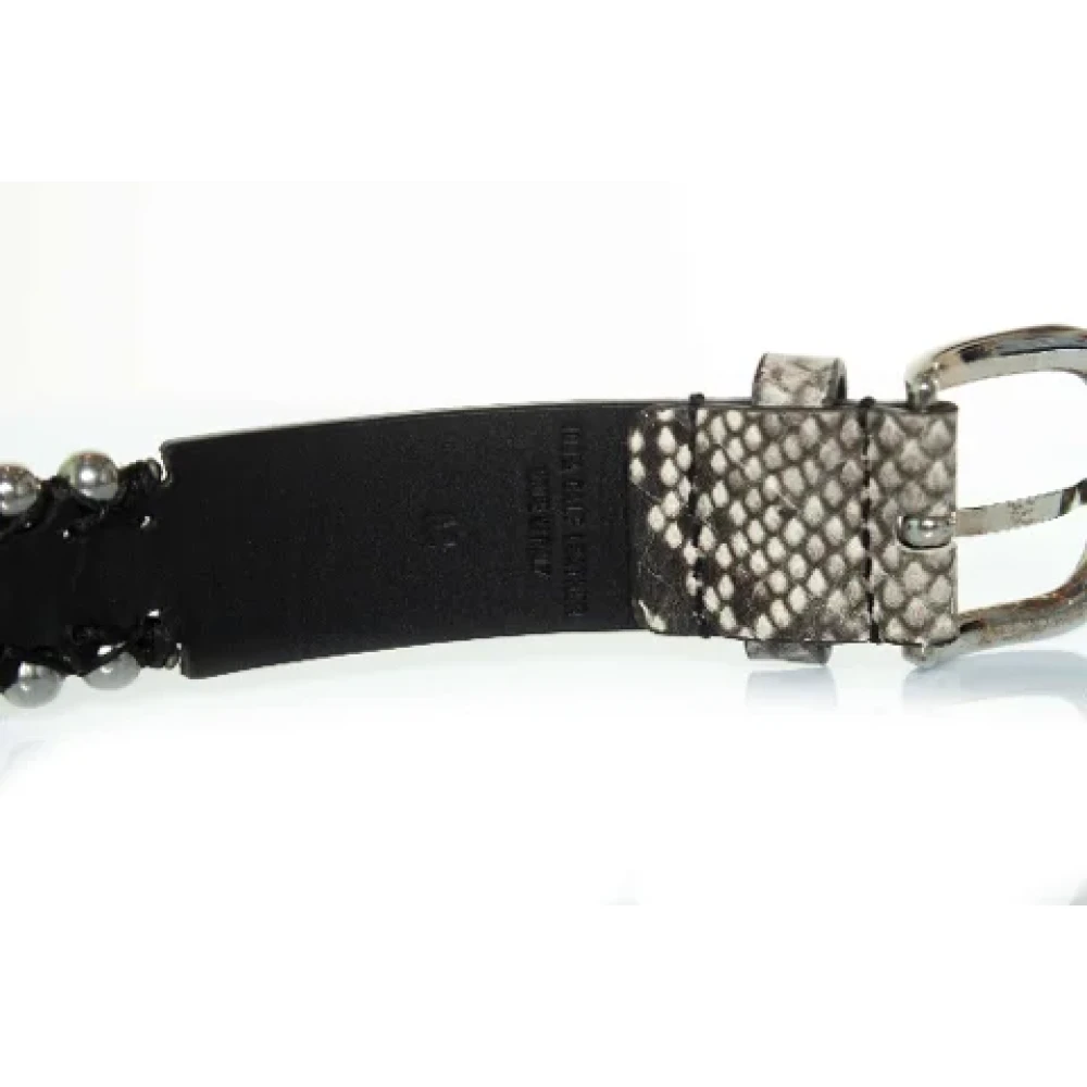 Isabel Marant Pre-owned Leather belts Gray Dames