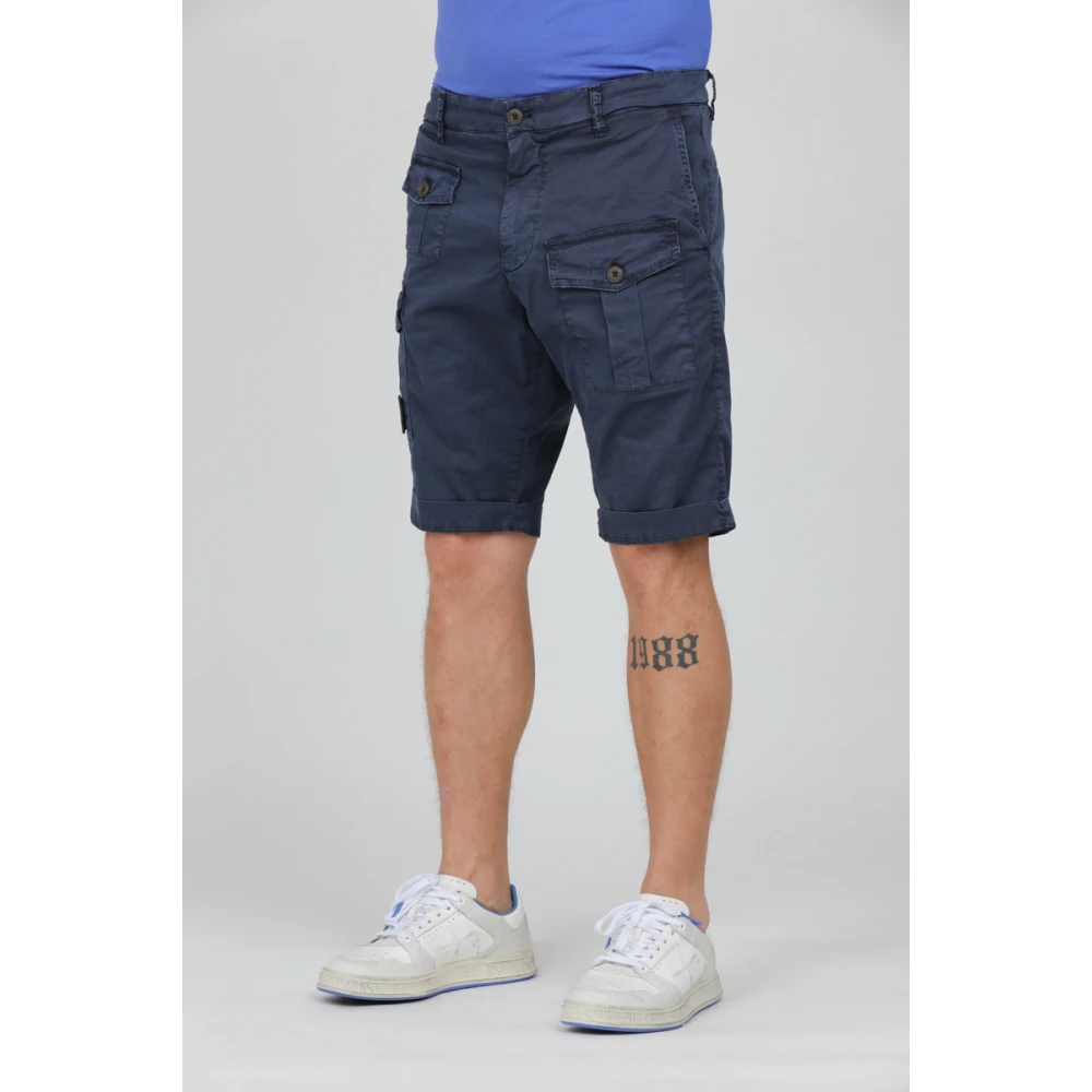 Mason's Casual Shorts Blue Heren
