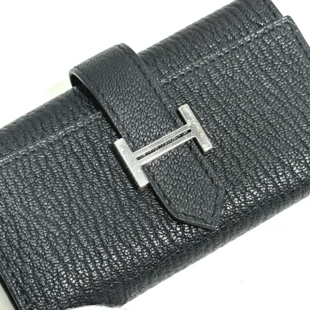 Hermès Vintage Pre-owned Leather home-office Black Dames