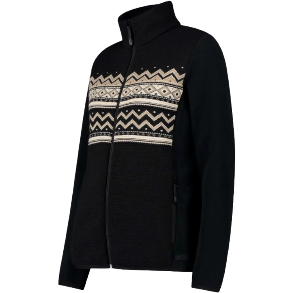 CMP Zwarte Trui Arctic Fleece Regular Fit Black Dames