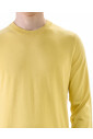 pull-leger-coton-jaune-tricot-logo