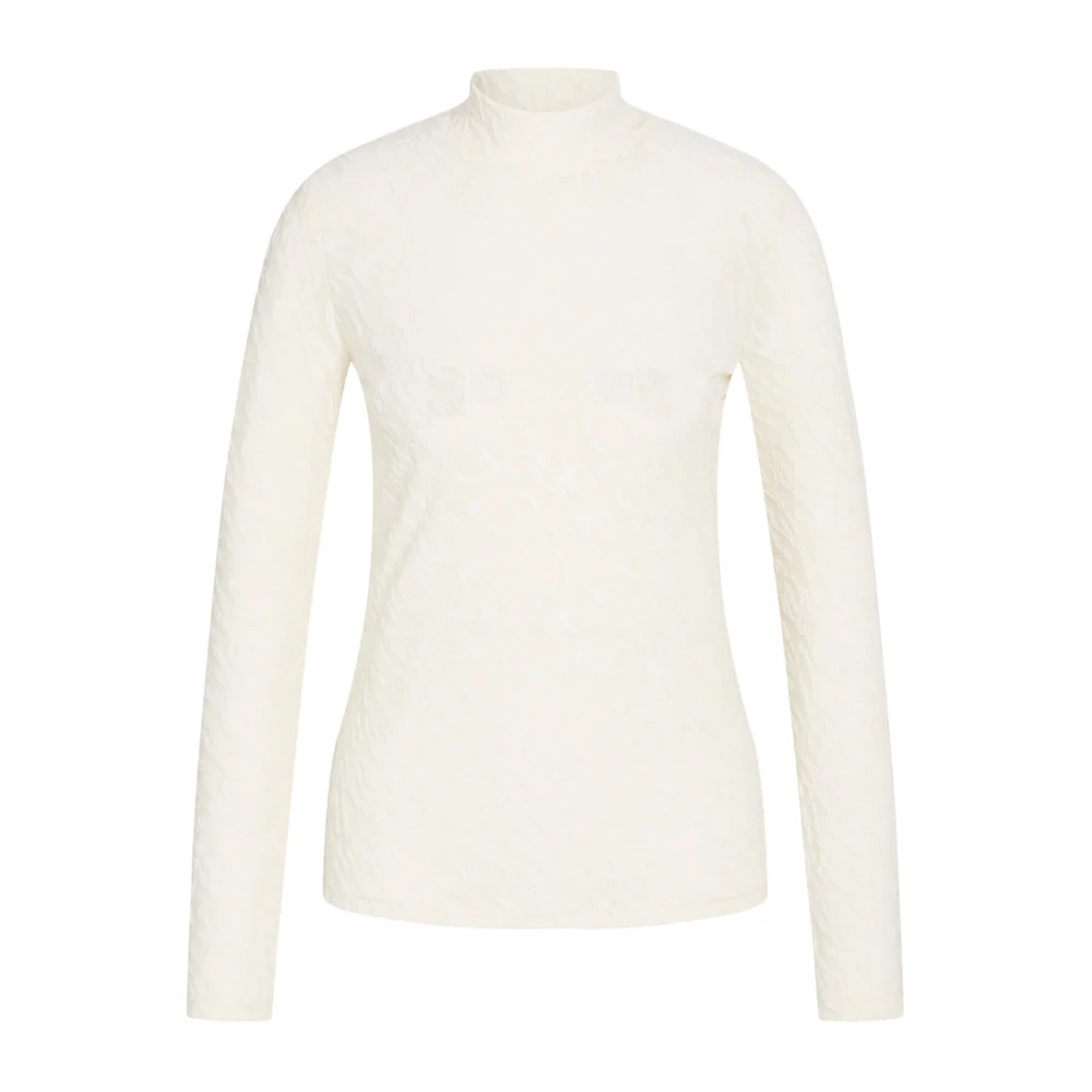 RUE de Femme Rolhalsblouse Off White Dames