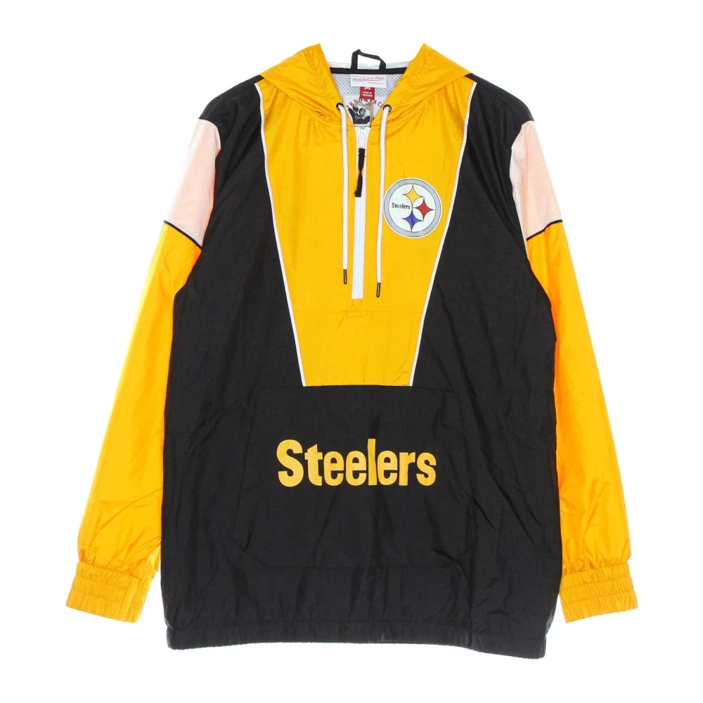 Mitchell & Ness Men's Multicolor Pittsburgh Steelers Windbreaker Hooded Jacket