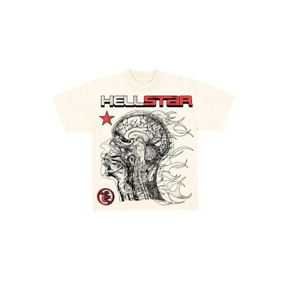 Hellstar Crème Human Development T-shirt Multicolor Heren