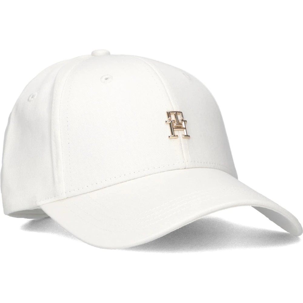 Tommy Hilfiger Witte Distinct Corp Cap White Dames