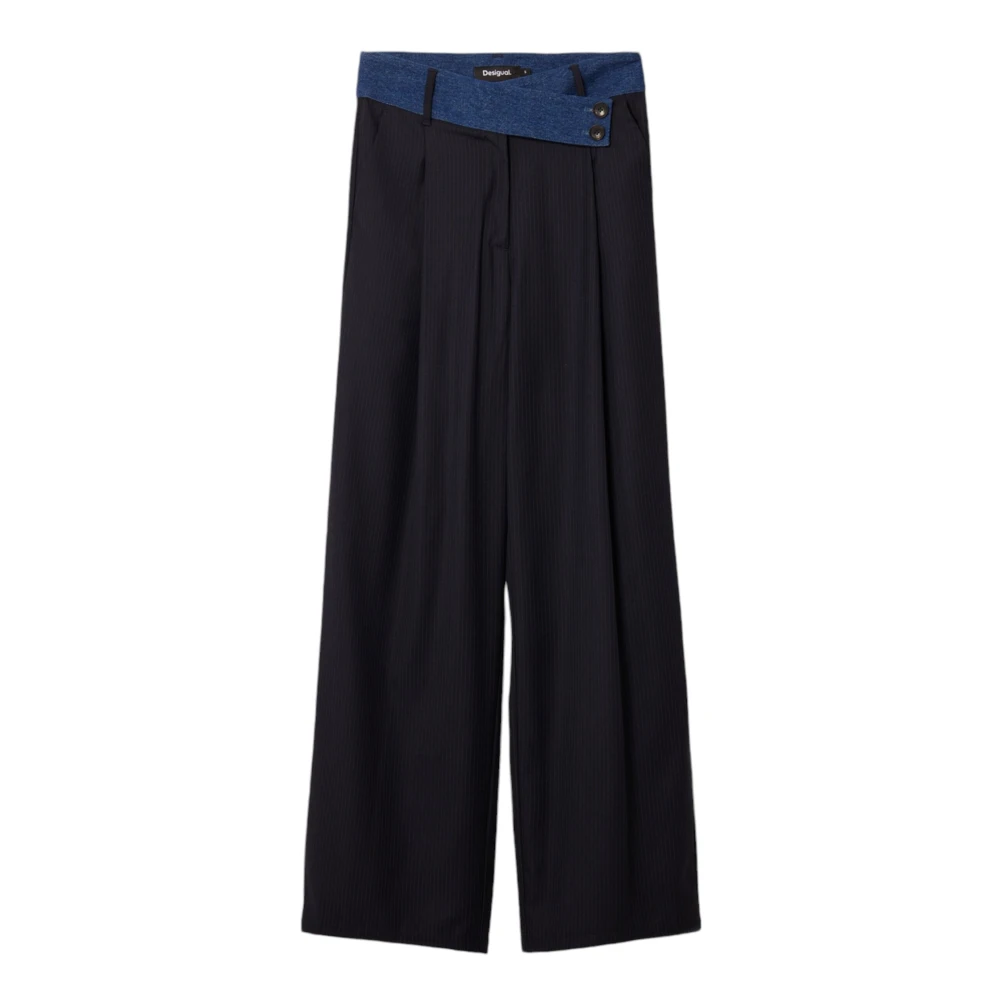 Desigual Damesbroek Herfst Winter Collectie Blue Dames