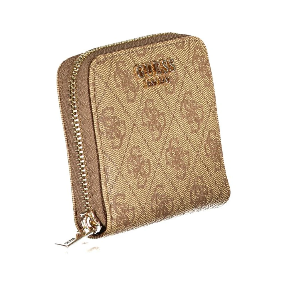 Guess Beige Polyethyleen Portemonnee Beige Dames