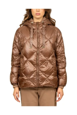 Quiltad Camel Down Jacka
