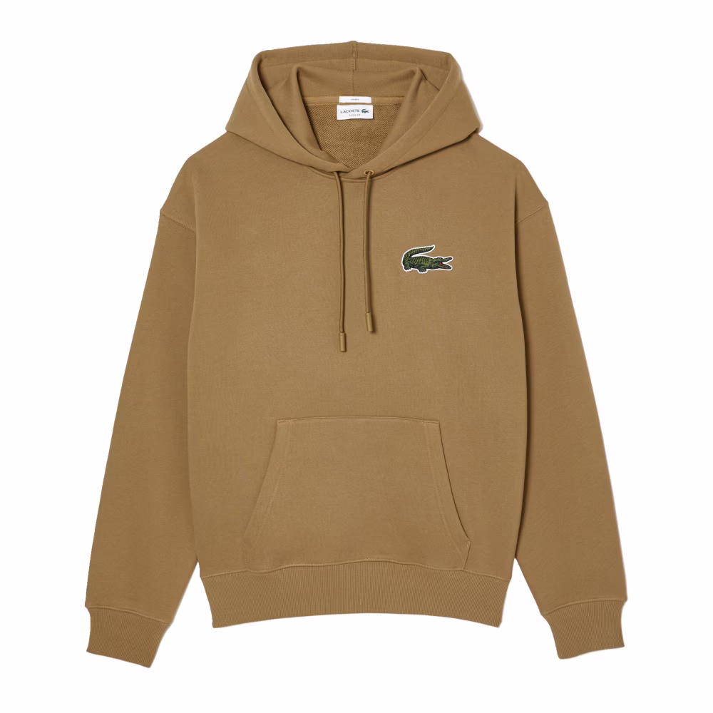Bio-Baumwoll-Hoodie-Sweatshirt in Braun
