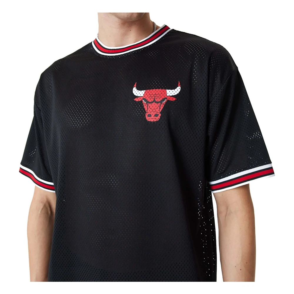 new era Chicago Bulls T-shirt Black Heren