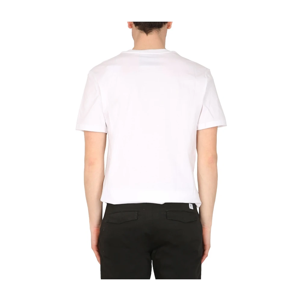 Moschino IJsprint T-shirt White Heren