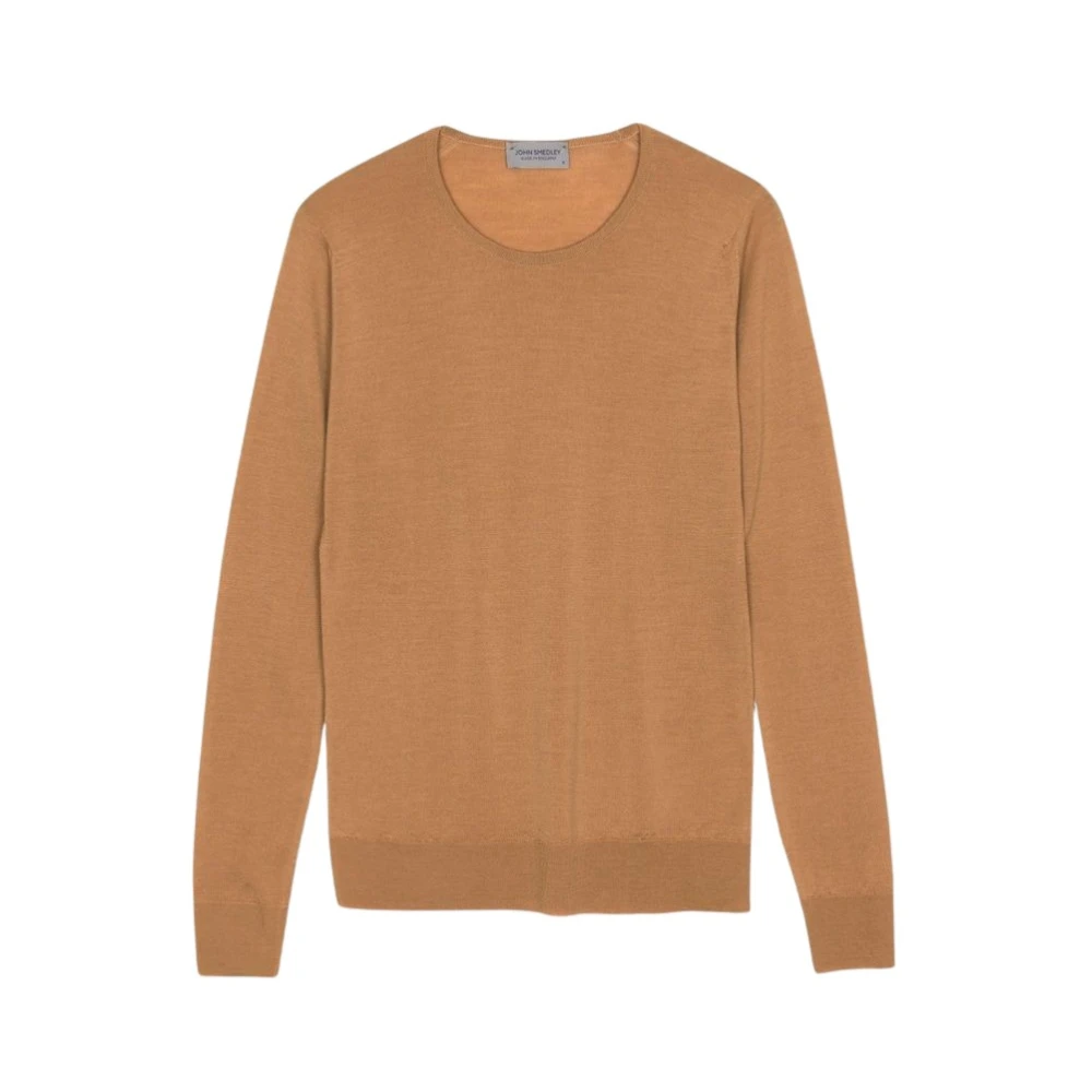 John Smedley Casual Katoenen Jersey T-shirt Brown Dames