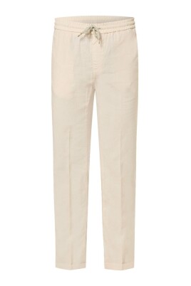 beige-linen-cotton-elastic-waist-pants