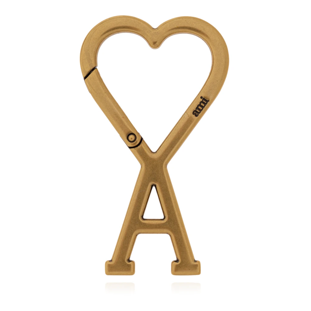 Ami Paris Unisex Giallo Accessori, Taglia Unica, New,