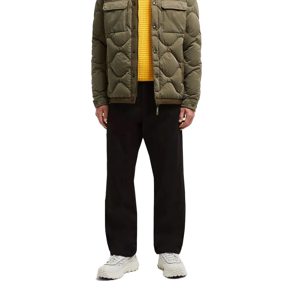 Moncler Canvas Broek in Zwart Black Heren