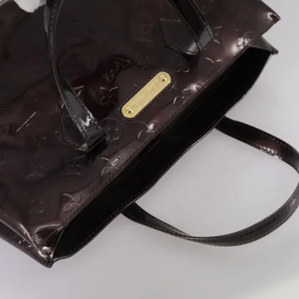 Louis Vuitton Vintage Pre-owned Leather handbags Purple Dames