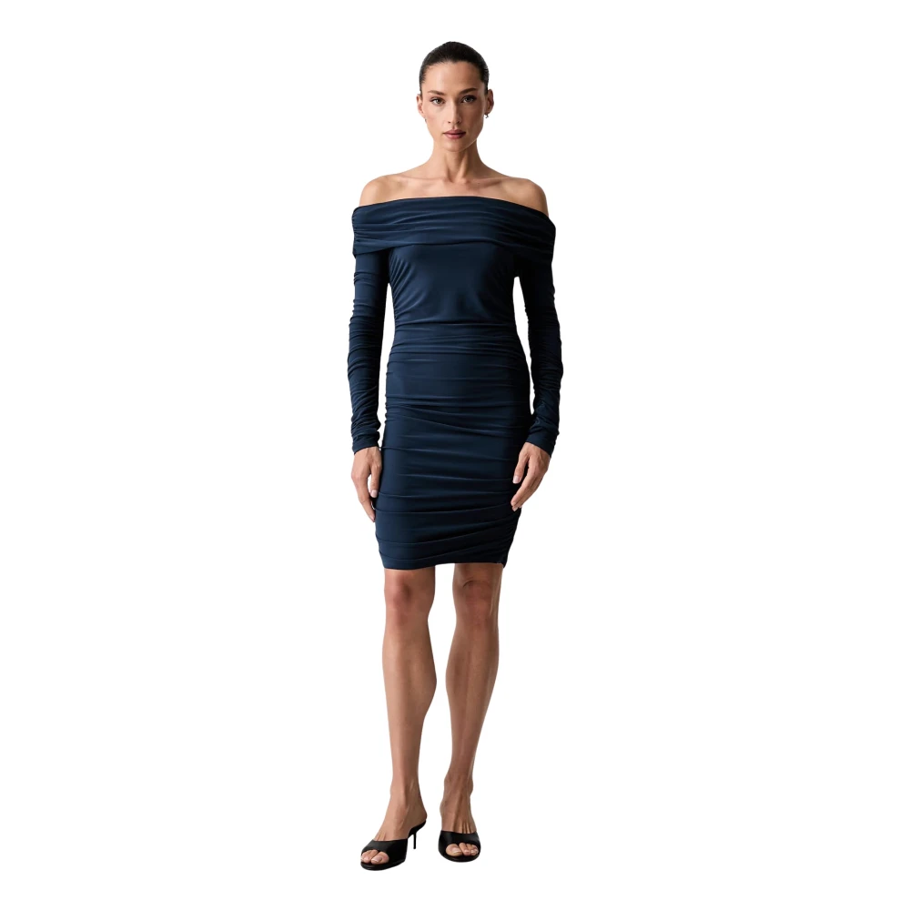 Patrizia Pepe Donna Blu - Mini Abito Drappeggiato - Dresses - M - Immagine 3
