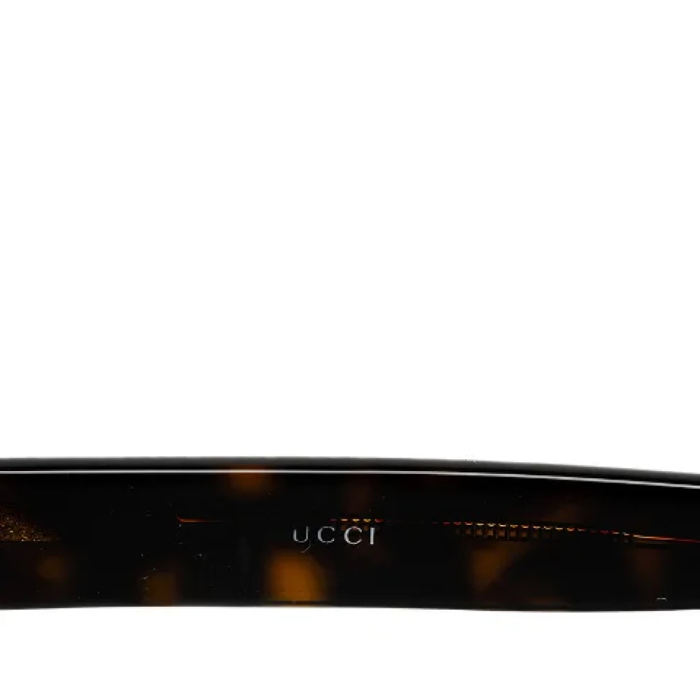 Gucci Vintage Pre-owned Plastic sunglasses Black Dames