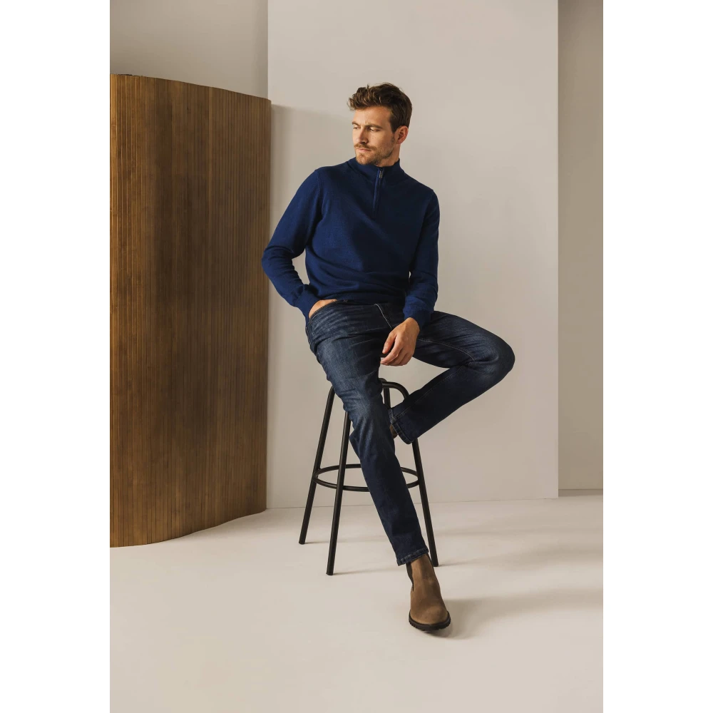 State of Art Stijlvolle Trui Blue Heren