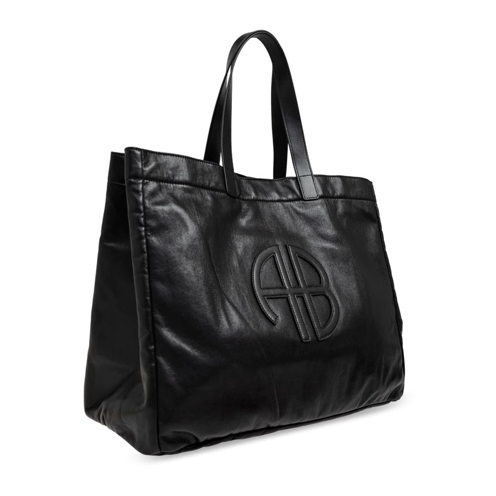 Anine Bing Shopper tas Black Dames