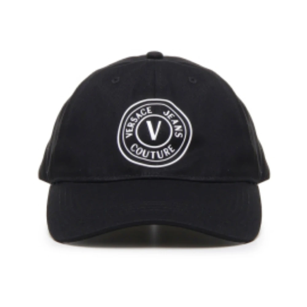 Versace Jeans Couture Chique Hoeden Collectie Black Heren