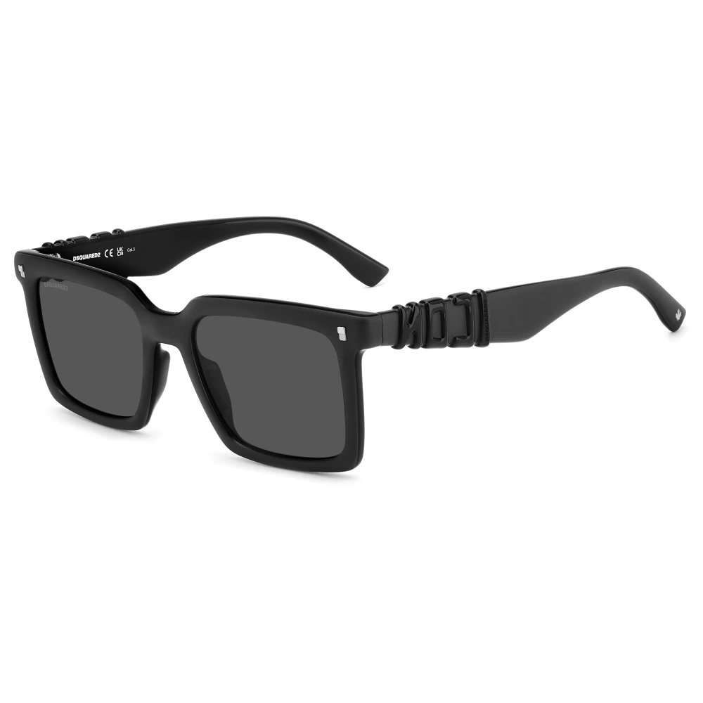 Dsquared2 Men's Black Iconic Sunglasses 003/Ir - Sunglasses - 53 Mm - Accessories