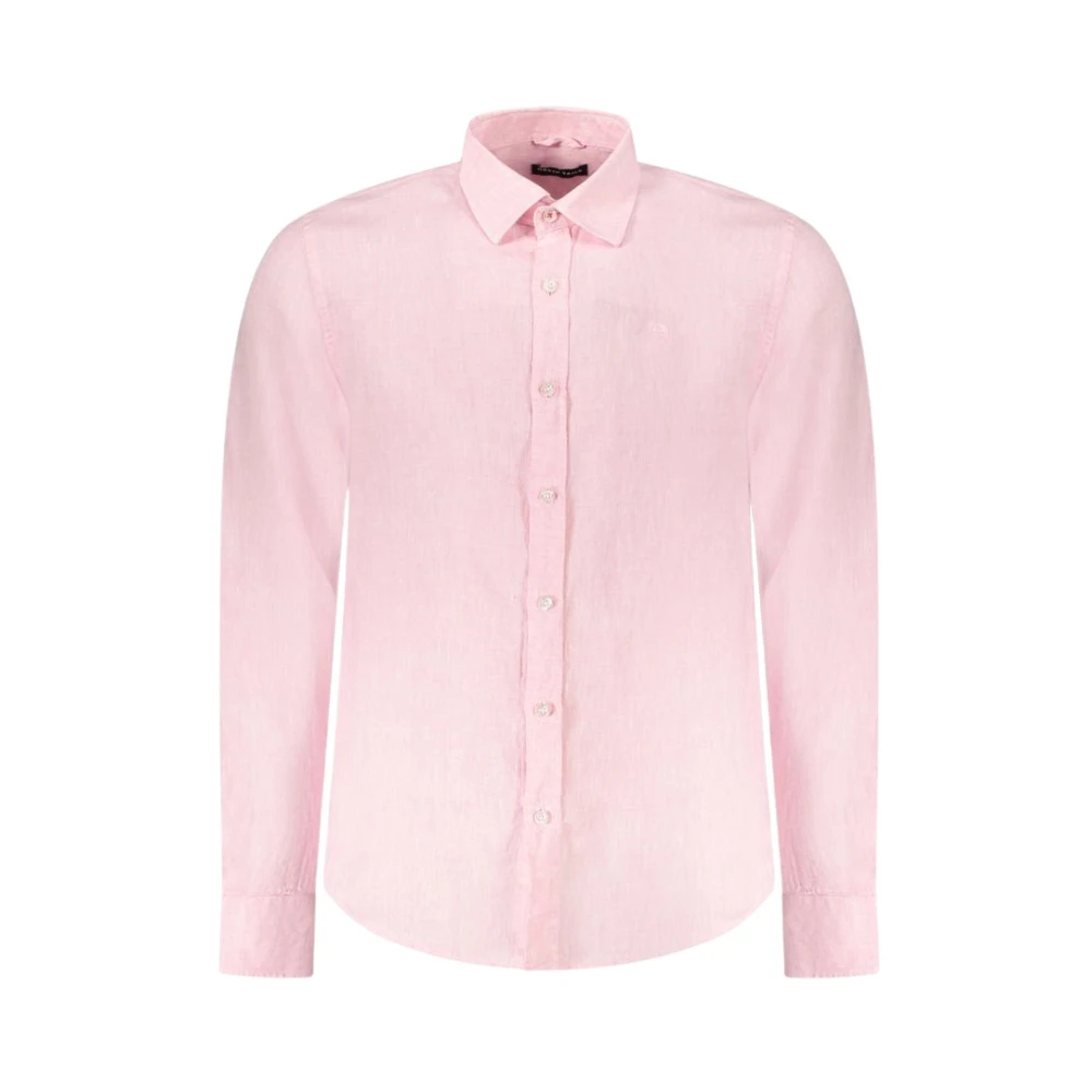North Sails Men's Pink Long Sleeve Shirt