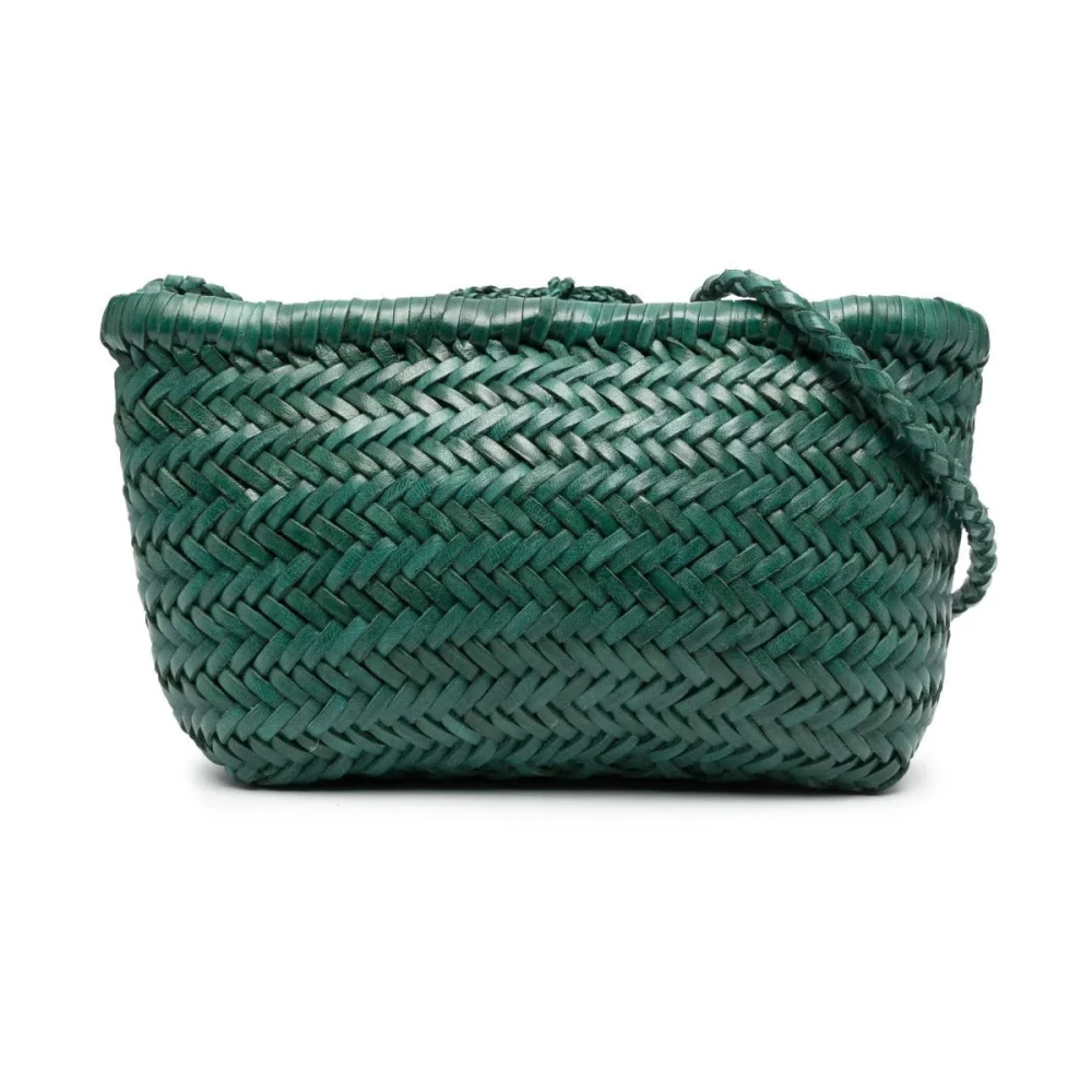 Dragon Diffusion Handgeweven Crossbody Tas Green Dames